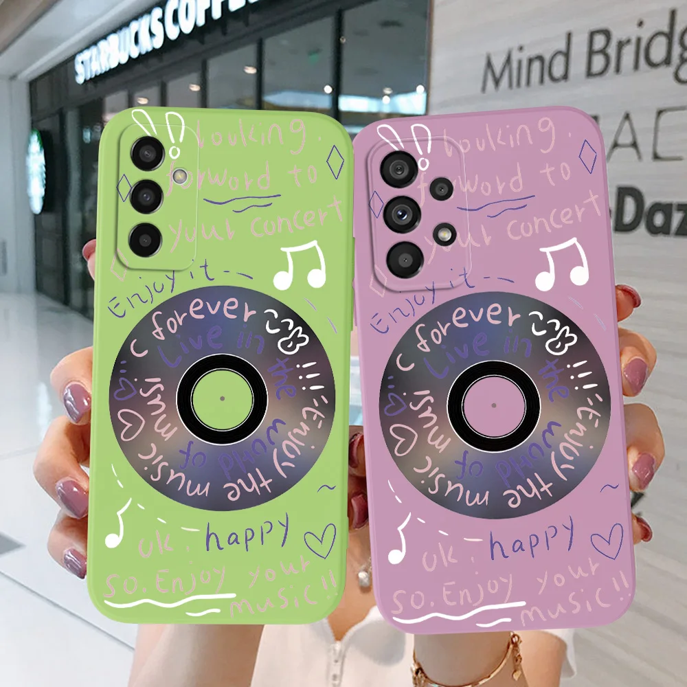 Custodia Per Samsung Galaxy J2 Core J2 J4 J6 J8 2018 Plus + Cover Per Telefono Soft Silicon Music Cd