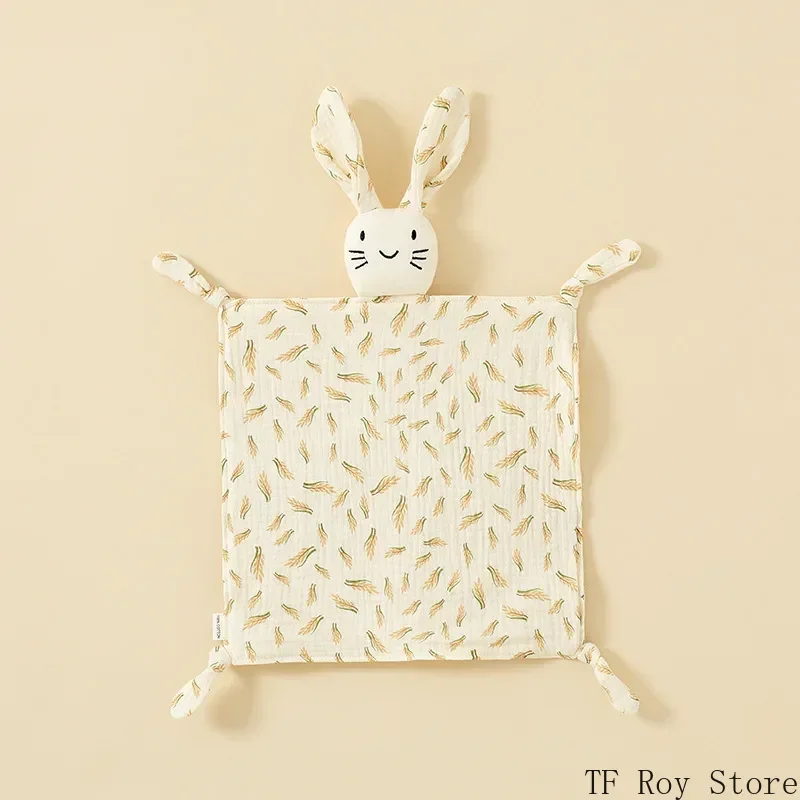 Cartoon Printing Baby Soothing Towel Blanket Cotton Gauze Baby Infant Sleeping Doll Saliva Towel Toddler Toys Babies Items