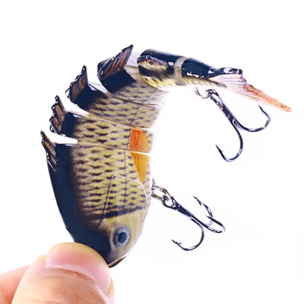 Sinking Wobblers Fishing Lures 8cm-15g 6 Multi Jointed Swimbait Hard Artificial Bait Pike Bass Fishing Lure Crankbait
