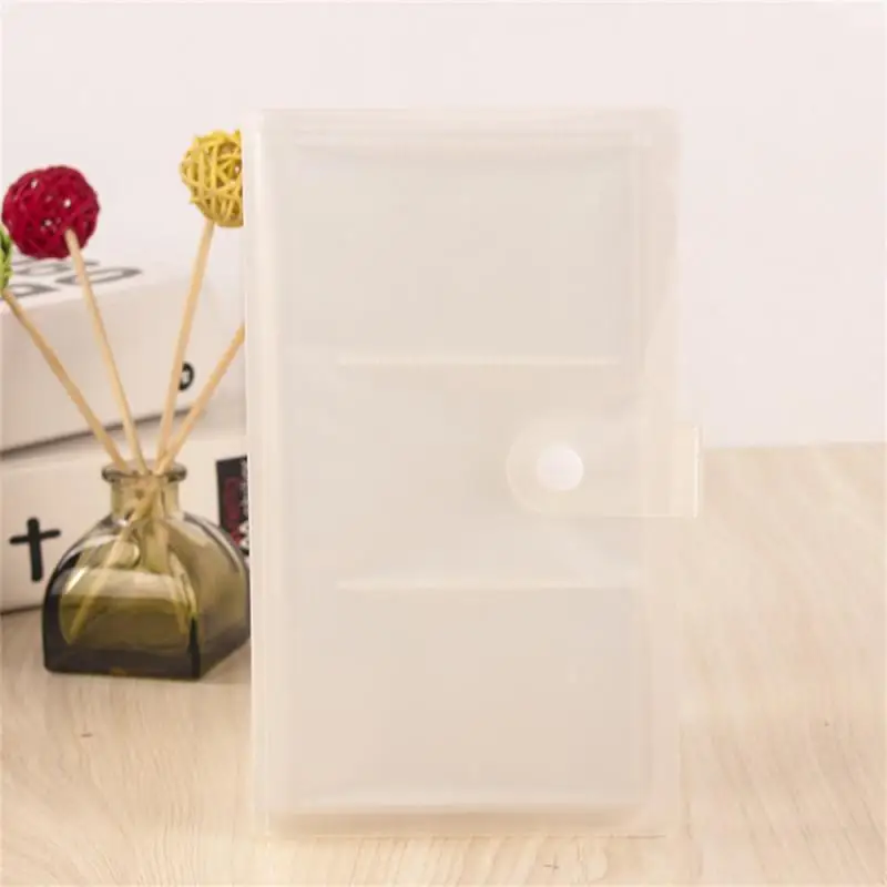 Slots Transparent Card Storage Book Credit Bank Card Business ID Holders Ticket Organizer Package Collection