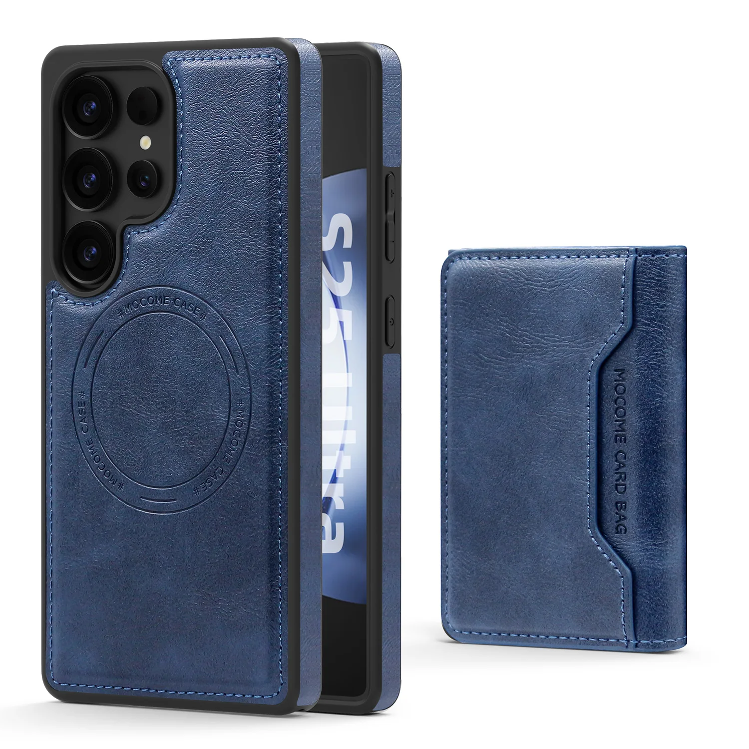 Premium Wireless Charging Phone Case with Card Holder and Protective Cover