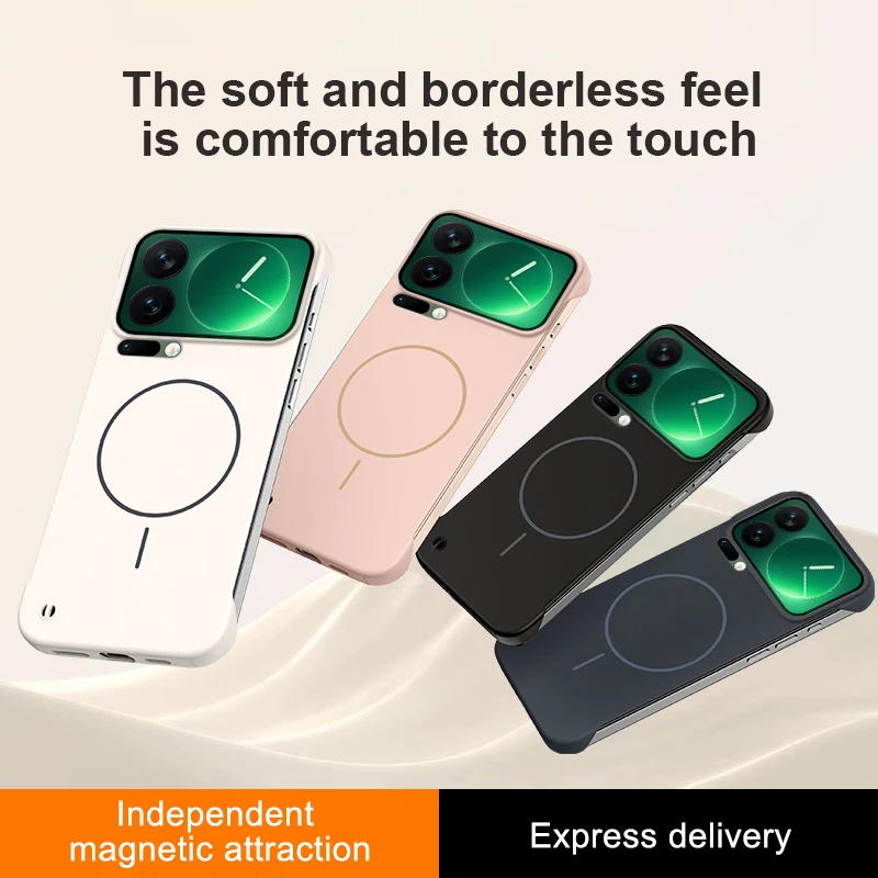 Ultra Thin Magnetic Shockproof Phone Case - Hard Cover with Magsafe Compatibility