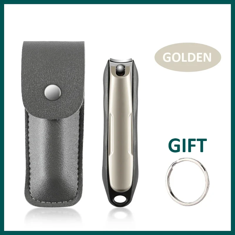 Nail Clipper Anti-Splash Nail Cutter Detachable Design Fingernail Scissor Stainless Steel ABS Resin Manicure Tool