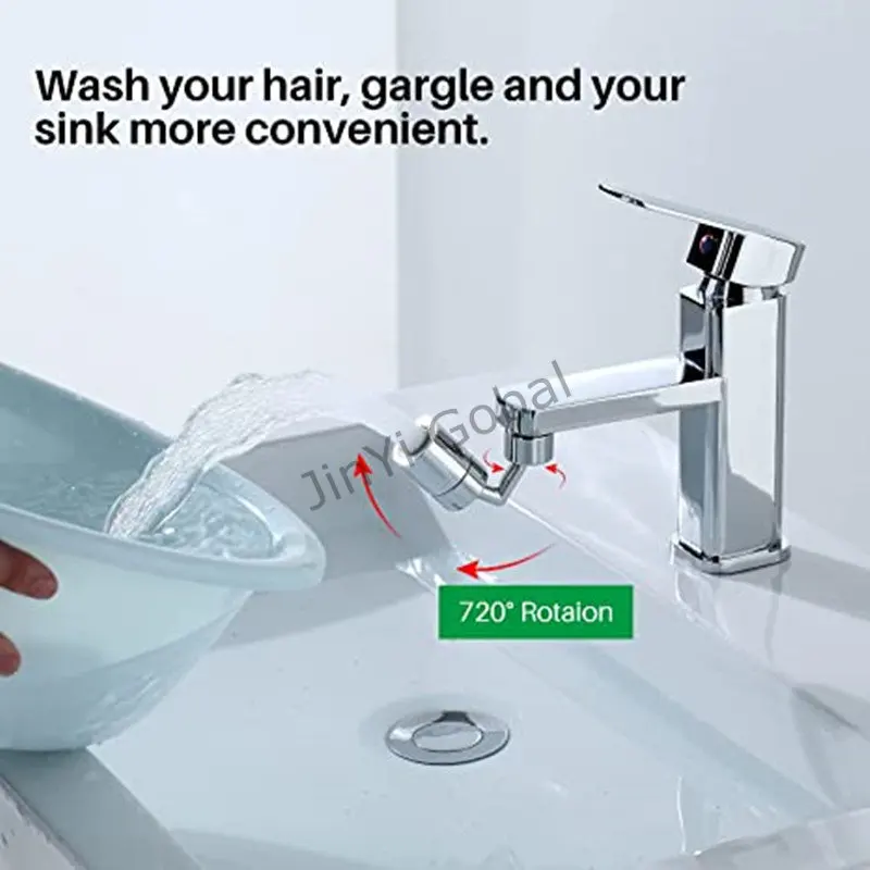 720&deg; Swivel Faucet Extender Aerator Splash-proof Swivel Faucet Bubbler 22/24mm Kitchen Tap Adapter Water Saving Nozzle Sprayer faucet aerator faucet adapter faucet extender kitchen faucet sprayer faucet sprayer head faucet extension