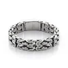 HAOYI 5mm/23mm Geometric Connection Men's Bracelet Jewelry Party Gift Charming Men's Bracelet Gold and Silver Color 5