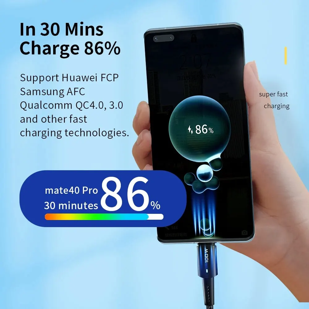 Essager PD100W 60W Type C C to C Cable Fast thumbnail 12