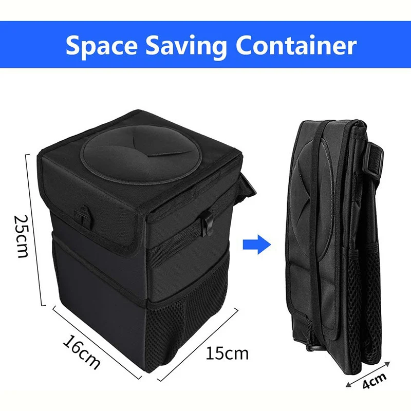 Car Supplies Multifunctional Waterproof Folding Trash Can