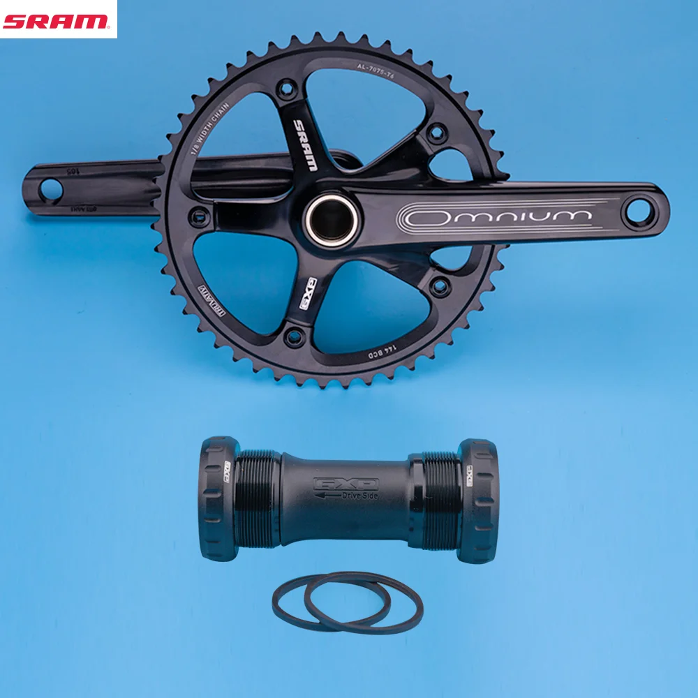 

Original SRAM Omnium Track Crankset 48T GXP 165mm 170MM Fixed Gear Crankset Single Speed Track Crankset Chainwheel including BB