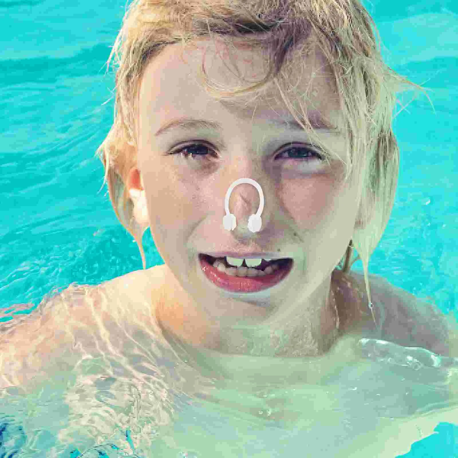 Swimming Nose Clip Adult Silicone for Water Proof Water-resistant Anti-fall Plugs Silica Gel Kids