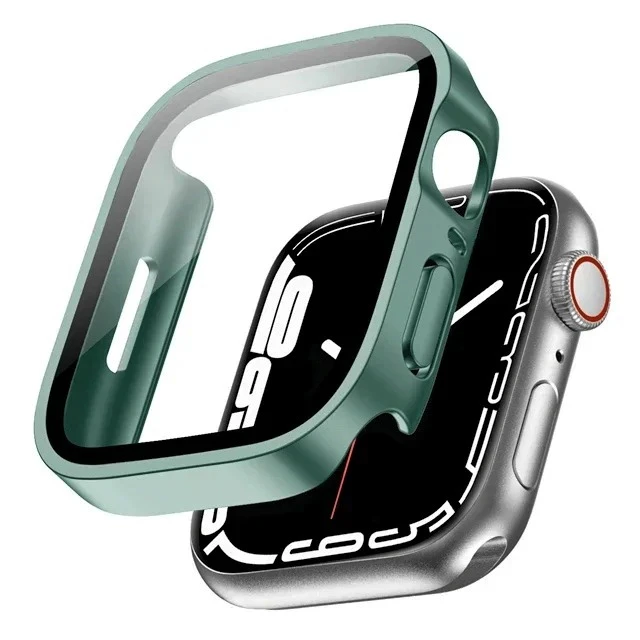 Premium Glass Screen Protector Case for Smartwatch - Straight Edge Design