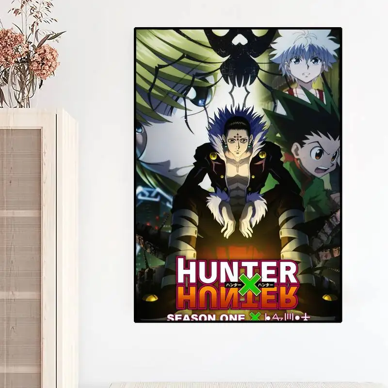 Anime HUNTER x HUNTER Gon Zoldyck Hisoka POSTER Poster Prints Wall Painting Bedroom Living Room Decoration Home anime poster poster prints