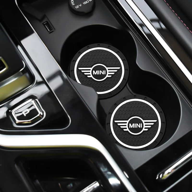 1/2Pair Car Waterproof Pads Car Waterproof Pads Black Anti-Skid Pads Auto Parts For Mini Cooper S 2011-2013 R56 R50 R53 F56 F55 R60