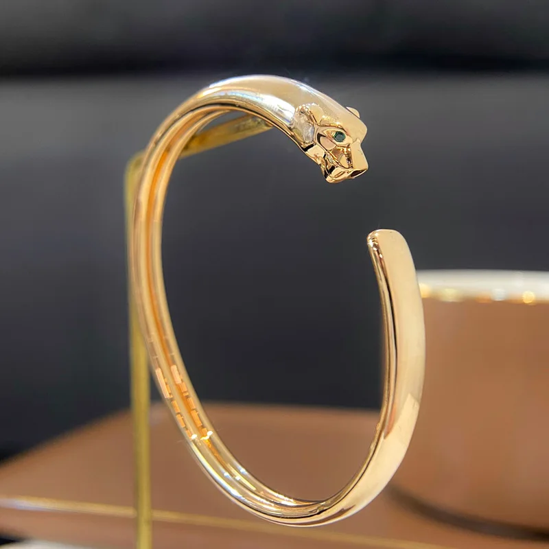 

New 2023 Fashion Women's Luxury Jewelry Leopard Bracelet Charm High Quality Party Accessories Holiday Gift