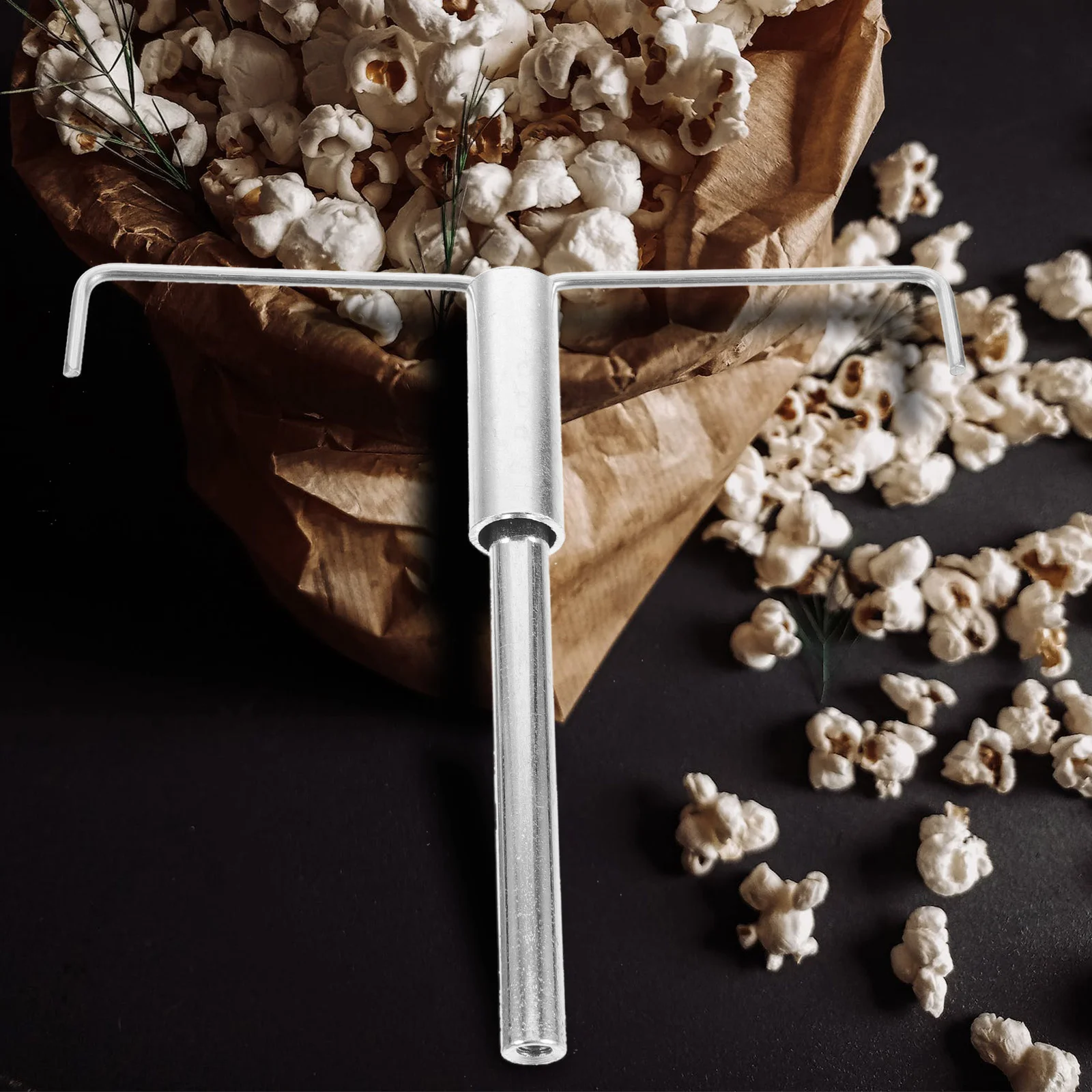 Commercial Popcorn Machine Stirrer Shaft Wire Sleeve Accessories Maker Parts Stirring Rods Mixing Sticks Mixer for Pot Cover