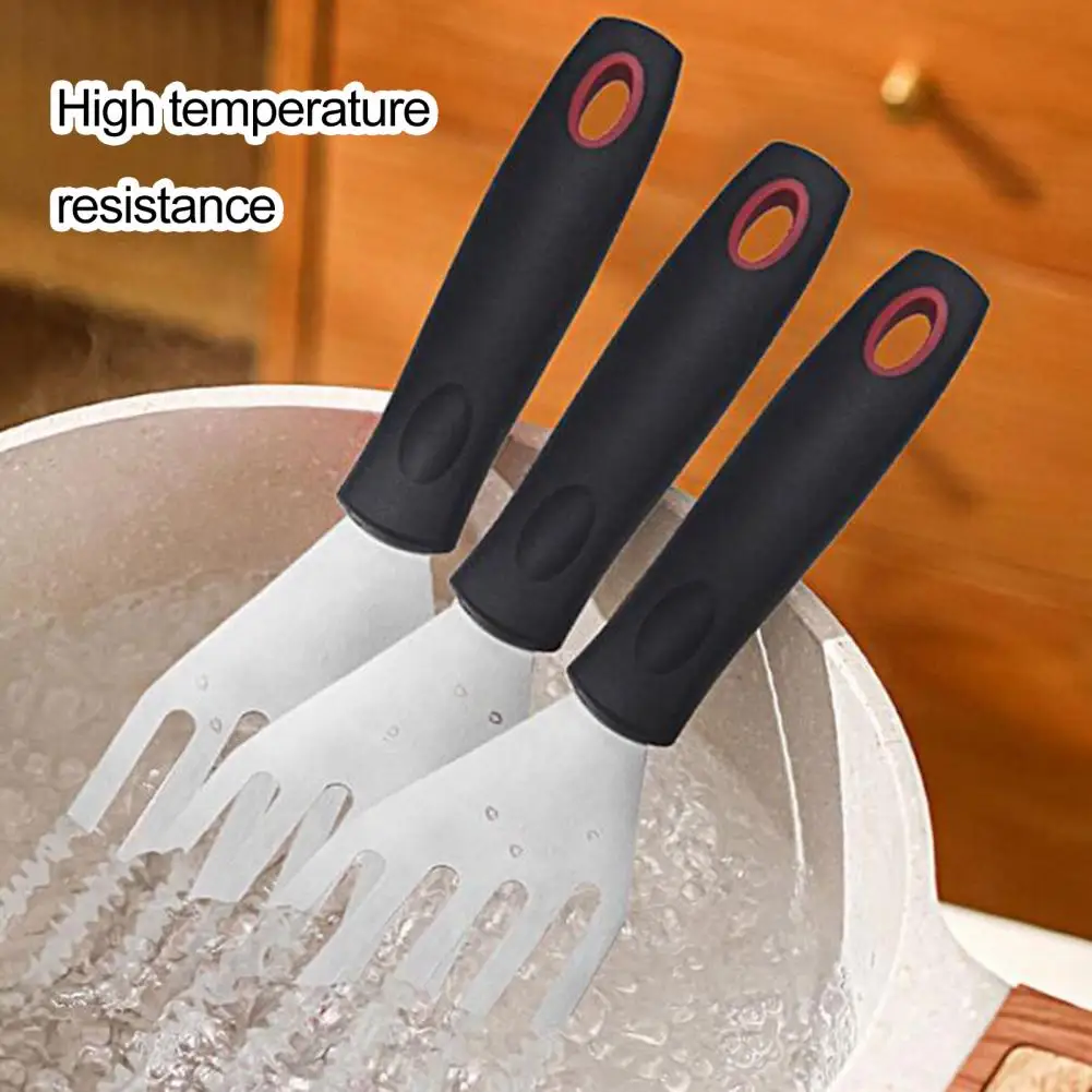 Fish Spatula Turner with Silicone Handle Heat-Resistant Reusable Slotted  Fish Pancake Spatula Flipper Kitchen Accessories
