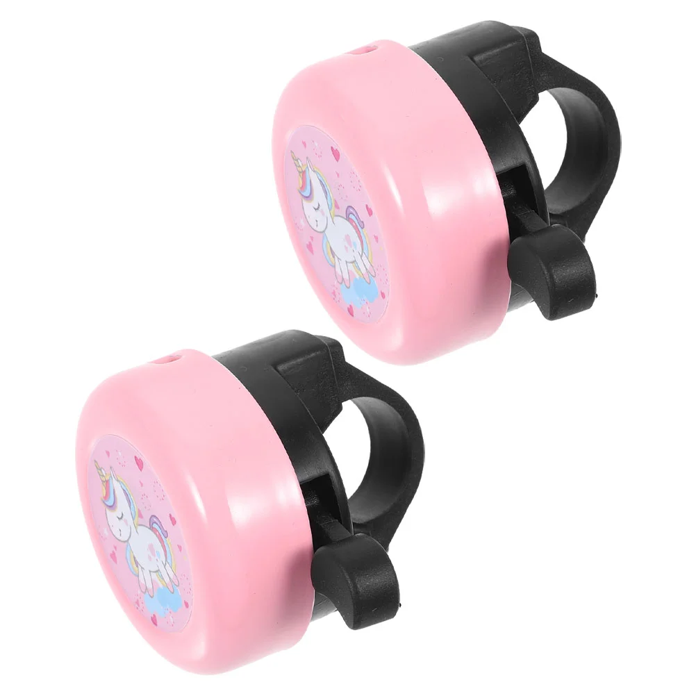 

2 Pcs Bicycle Accessories Bike Supplies Bell Handlebar Road Pink Scooter Bells Toddler