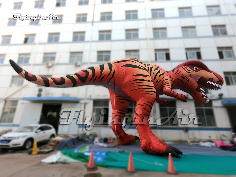 Dinossauro inflável 10 m com desenhos animados, dinossauro gigante inflável  para decoração de parque externo - AliExpress