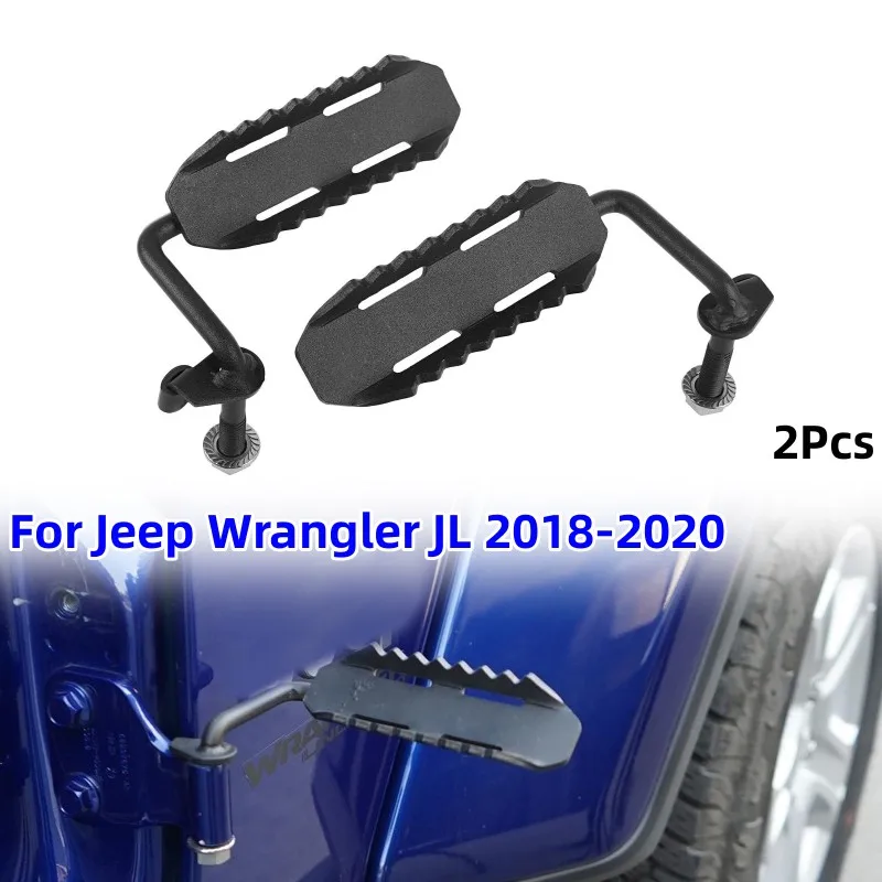 

Черные подножки для Jeep Wrangler JL 2018-2020, 2 шт.