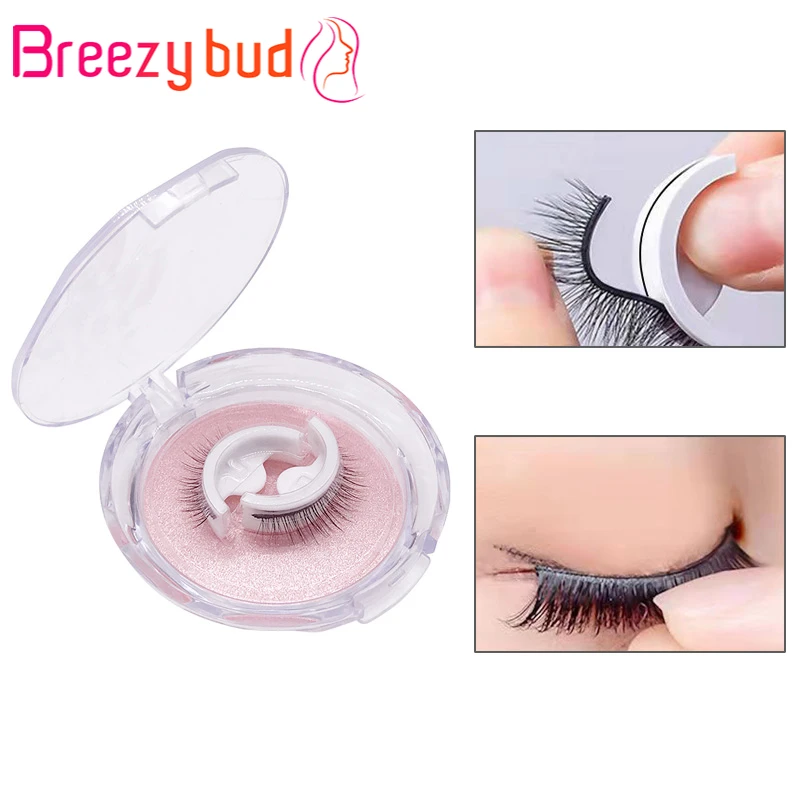 Selfadhesive False Eyelashes Natural Long Thick Eye Lashes Extension Gluefree Reusable