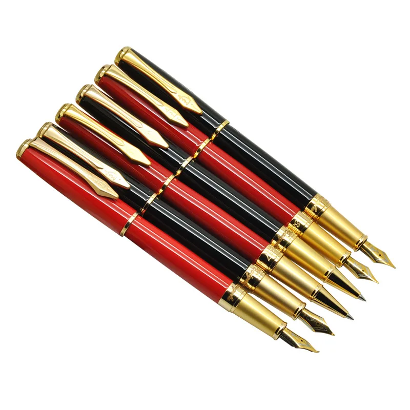 

MMS KAIGELU 357 Hengrui Series Classic Fountain Iridium Pen Golden Clip Extra Fine Nib Writing Fashion Business Gift