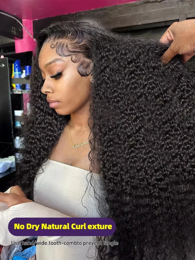 30 Inch Curly 13x4 13x6 HD Transparent Lace Frontal Wig Loose Deep Wave Human Hair 5x5 Closure Lace Wear Go Glueless Wig