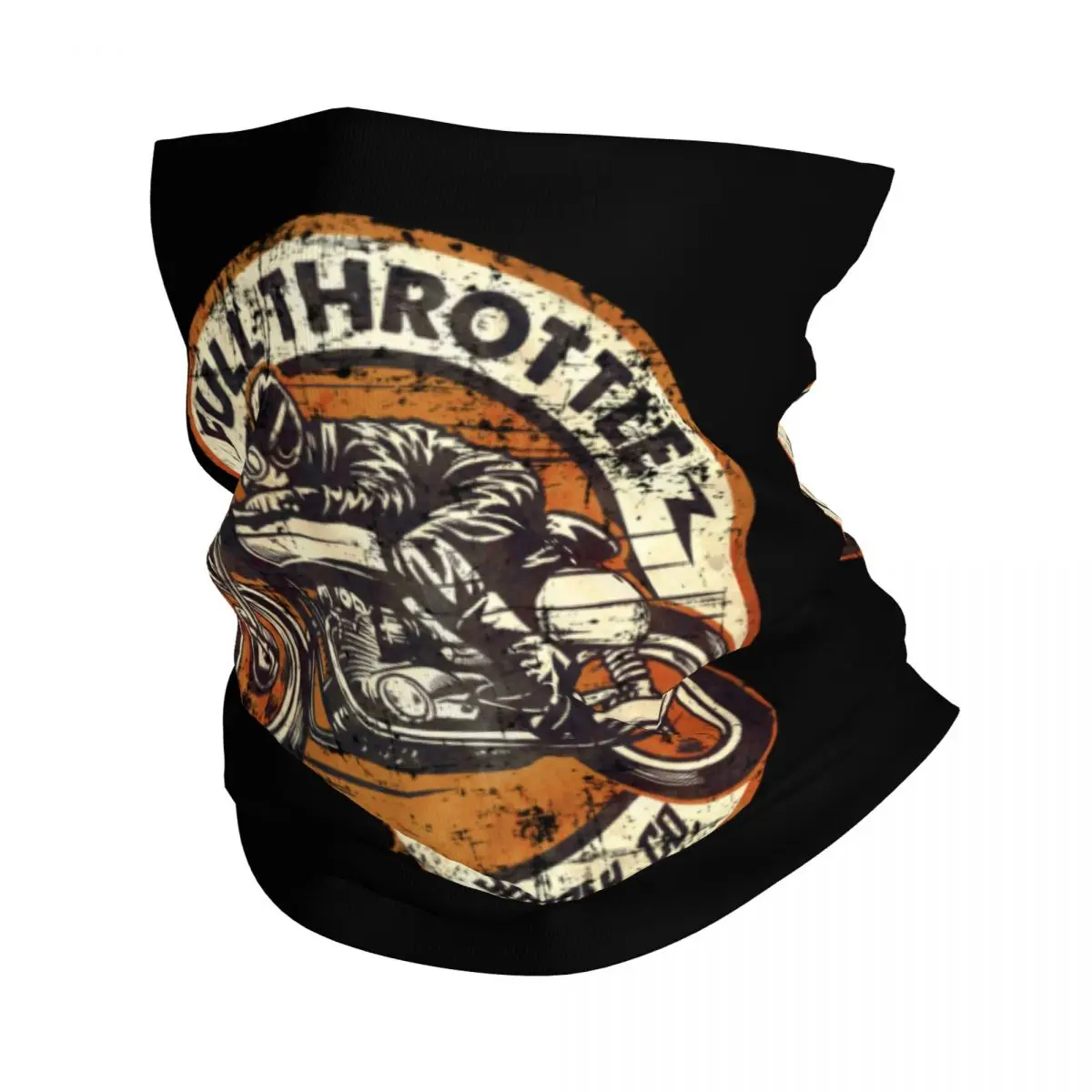 RockabillysBikersBandanaNeckGaiterPrintedBikeMotorcycleRider