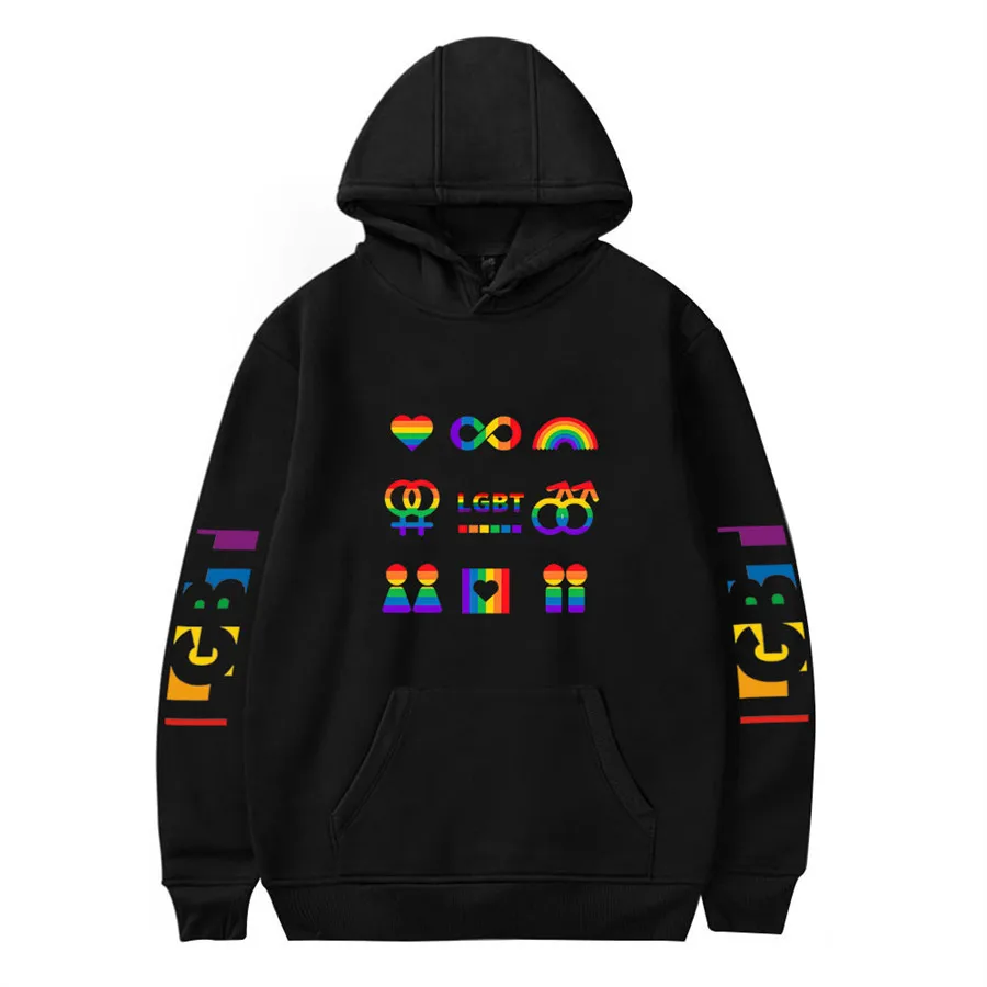 

LGBT fashion 3D hoodies men/women Rainbow Flag Lesbians Gays hoodie sweatshirt streetwear harajuku Clothes