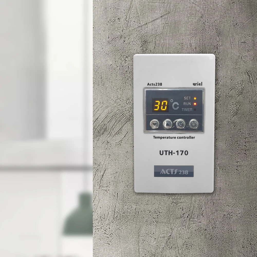 UTH-170 Electric Heating Film Thermostat Smart Thermostat Temperature Controller For Steam Room/High Temperature Yoga Room