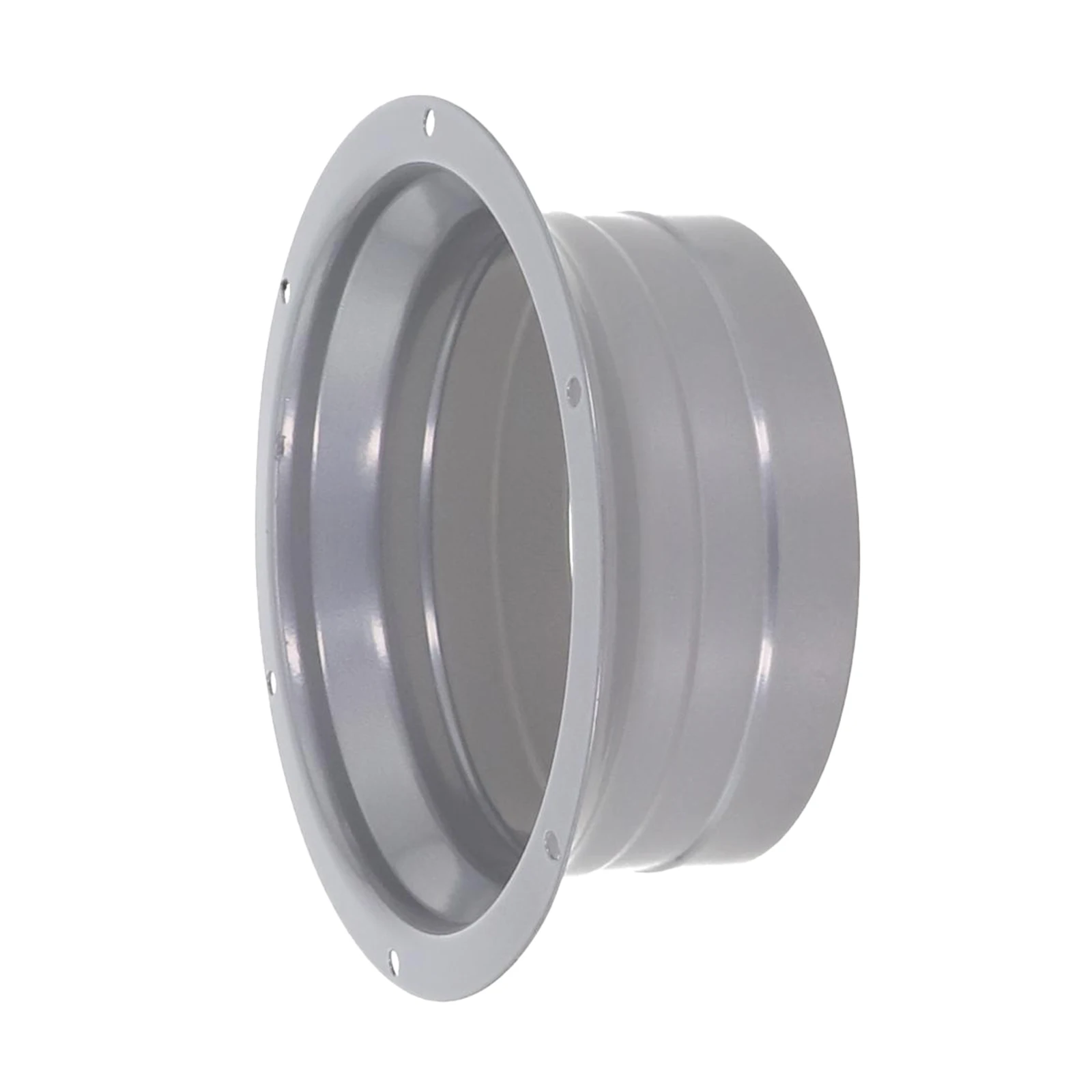 Metal Flange Duct Fan Hose Connector 7 Sizes Metal Flange Duct Fan Hose Connector Air Ventilation Adapter For Kitchen Hood Ventilator Pipe Connecting Exhaust Outlet