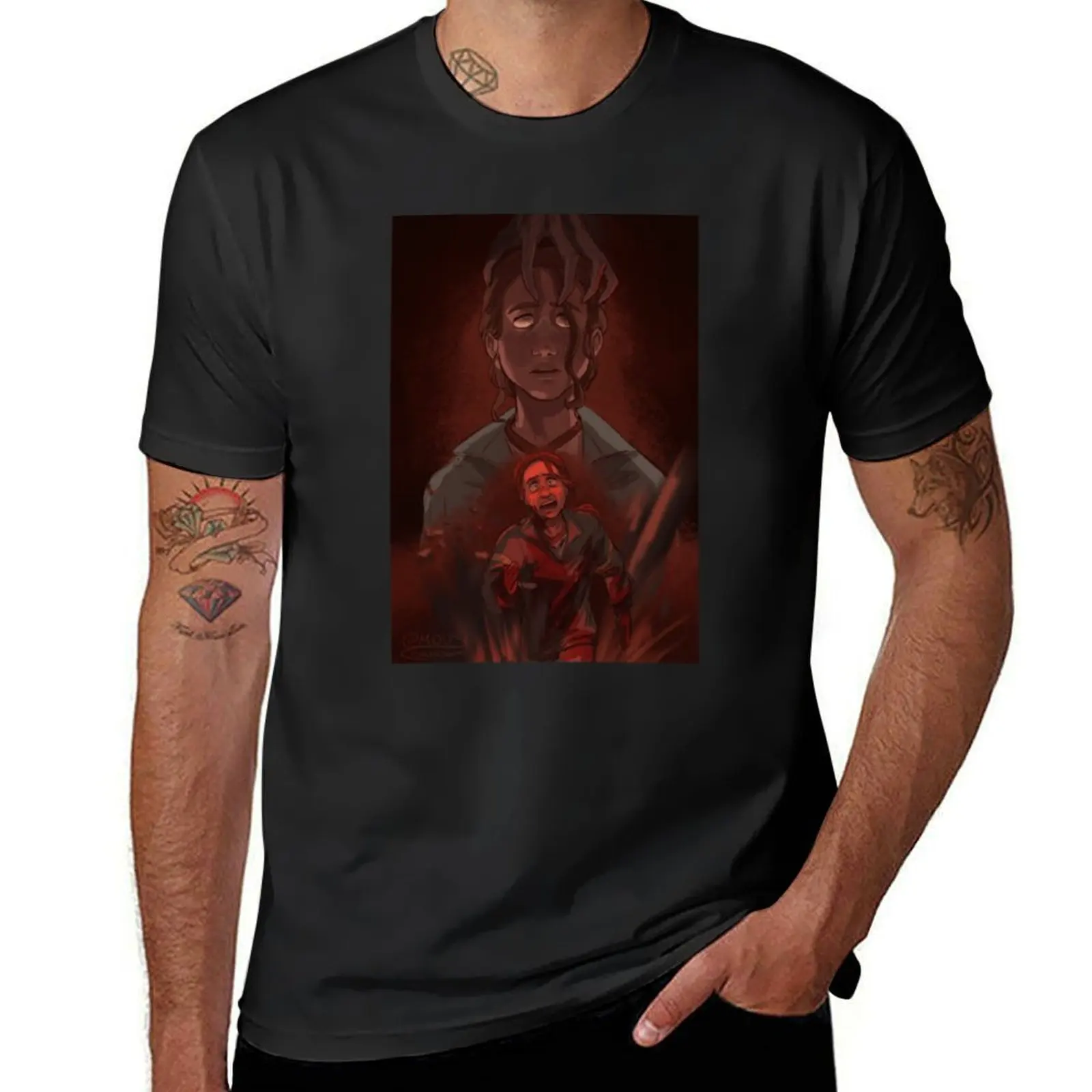 

runnin up that hill Long T-Shirt sweat sports fans T-shirts for men cotton