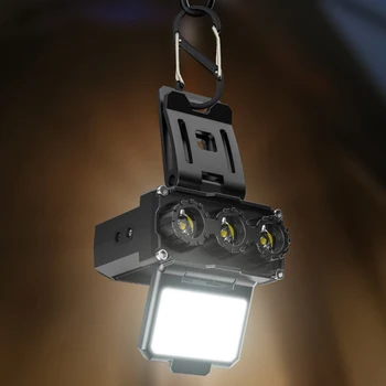 LED Induction Headlamp Waterproof Type-C USB Rechargeable Mini Cap Clip Light Portable Hunting Light for Camping Fishing Lantern 3