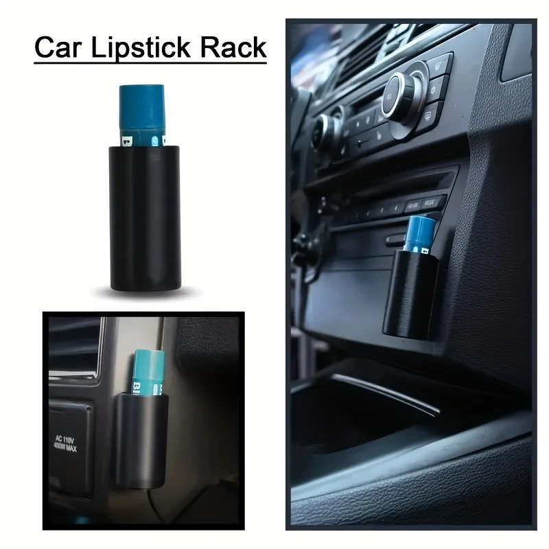 Universal Silicone Car Lipstick Holder – Portable Small Item Organizer Rack with Practical Hook Design for Cosmetics & Accessories 4