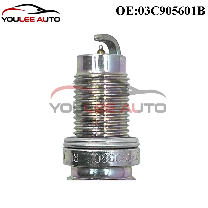 Iridium Spark Plug 03C905601B 03C905601A SIZFR6B8EG For Audi A1 A3 VW Passat Golf Polo Jetta Tiguan Seat Skoda Auto Parts
