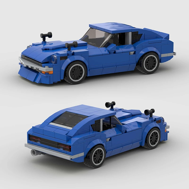 MOC 스피드 스포츠 F1 시티 레이싱카 AE86 빌딩 블록 브릭 자동차 슈퍼카 분노의 질주 1 MK4 수프라 어린이 장난감 소년용