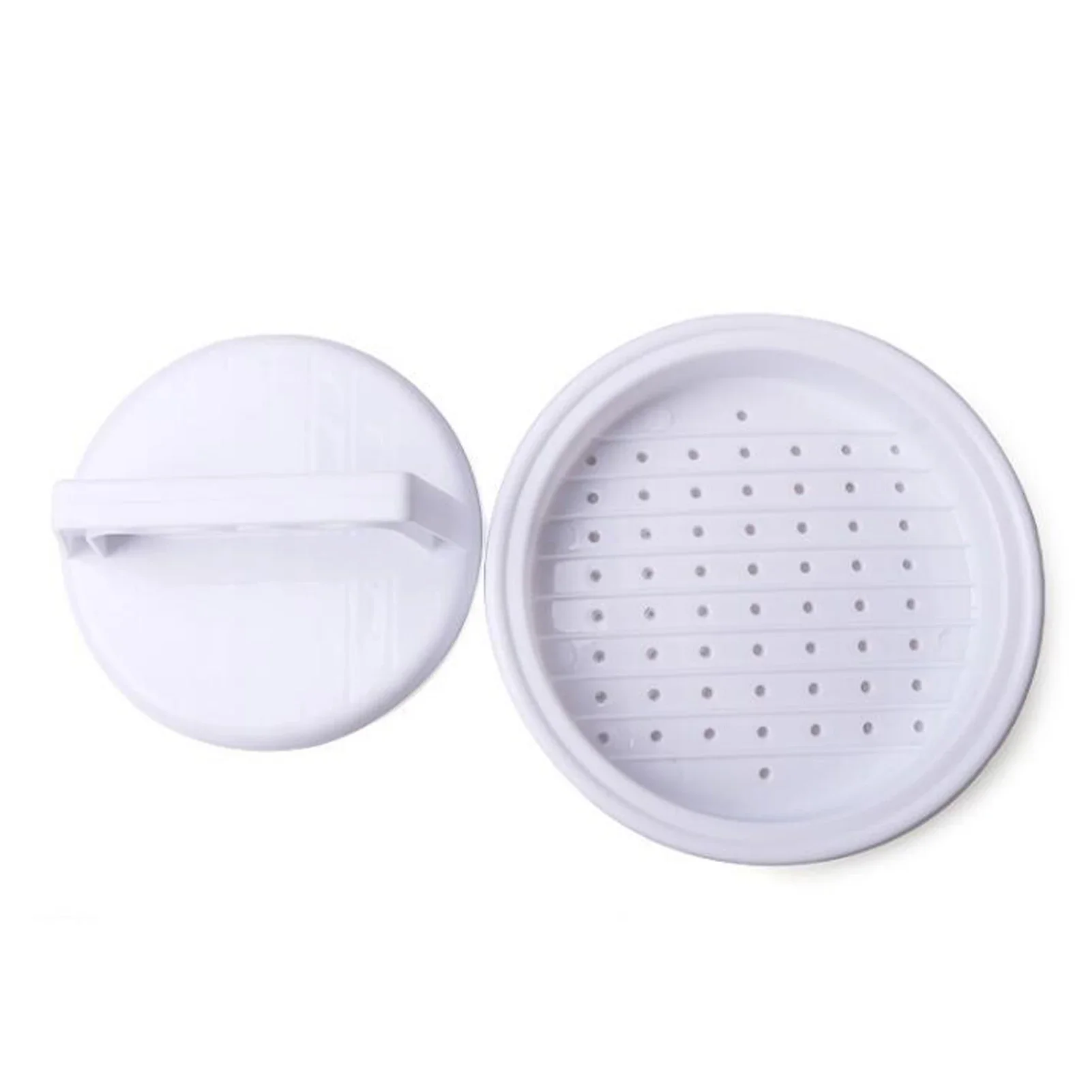 1 Set Round Shape Hamburger Press Food-Grade Plastic Hamburger Meat Beef Grill Burger Press Patty Maker Mold Mould Kitchen Tool