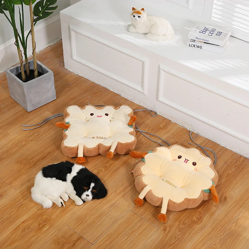 

Креативная подстилка для домашних животных в потрясающей форме, удобная мягкая прямоугольная подстилка для кошек, для маленьких, средних и больших искусств