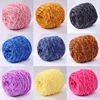 100g/Roll Velvet Yarn Polyester Blended Cotton Chenille Yarn Crochet Hand Knitting Thread For Scarf Sweater DIY Craft 3