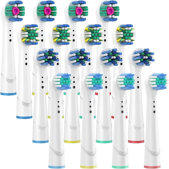 16/20 шт. насадки для насадки для электрической зубной щетки Oral B, сменная насадка для насадки, чувствительная нить Cross Action для Oralb 1