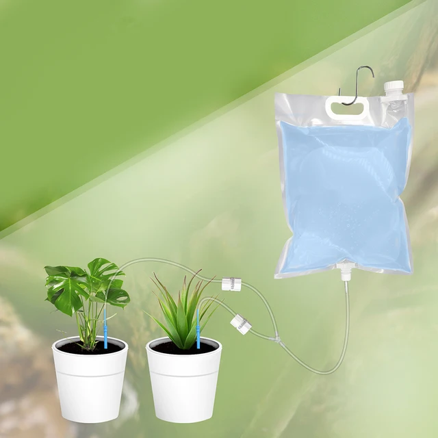 Automatic Watering Bag With Flow Control Drippers Bag Indoor Garden Plant Flower Nutrient Solution With Adjustable Flow Rate 6