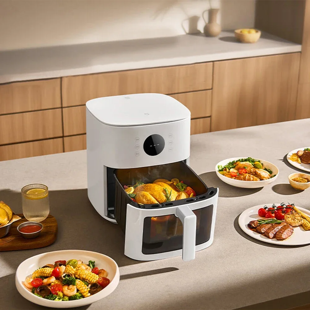 Xiaomi mijia  Air Fryer S1 Home Multi functional Electric Fryer Micro Steam Tender Roast Metal Inner Chamber Transparent Visual 3