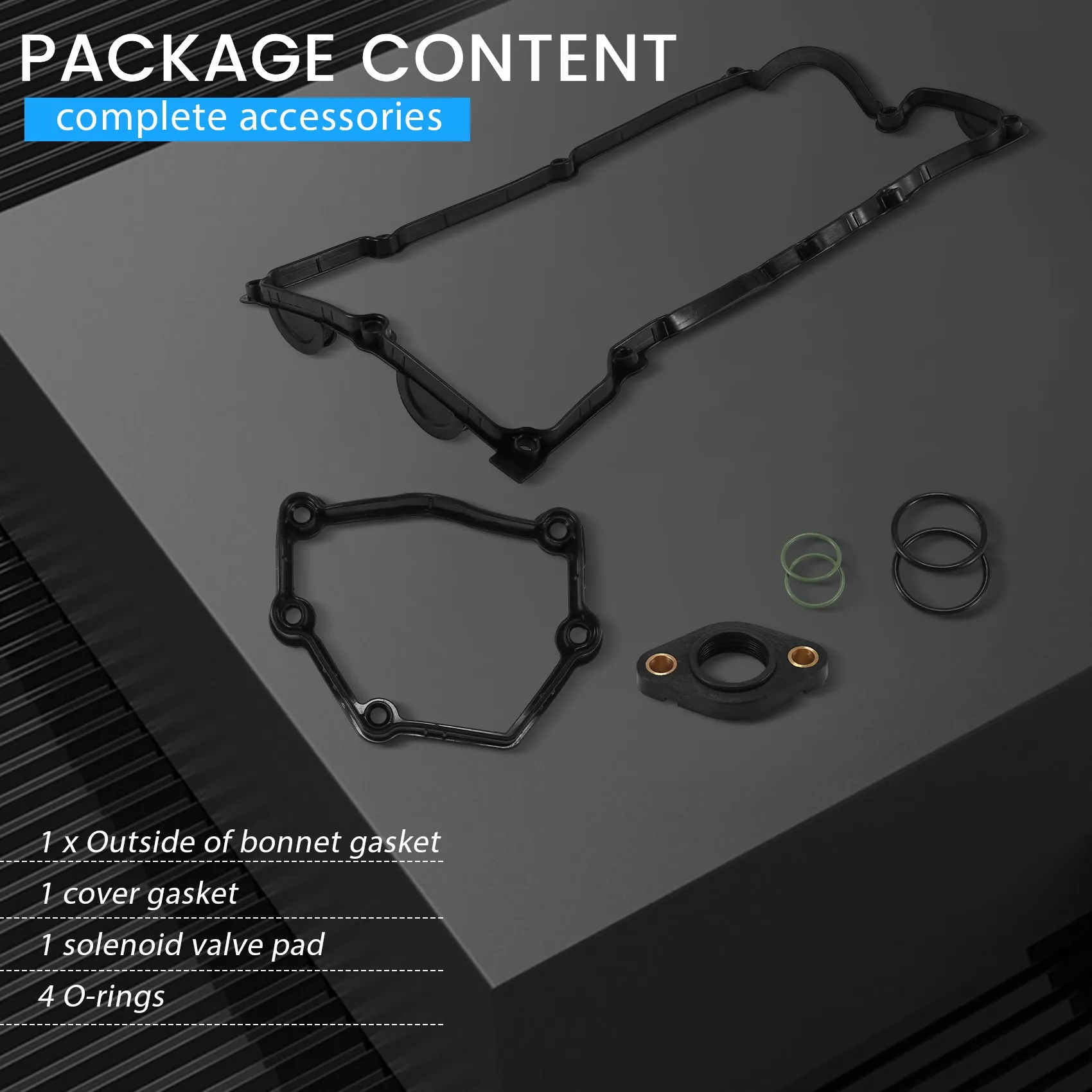 Valve Cover Gasket Set for BMW E87 120I E46 318I E90 320I X3 N46 N42 11120032224 11120028033