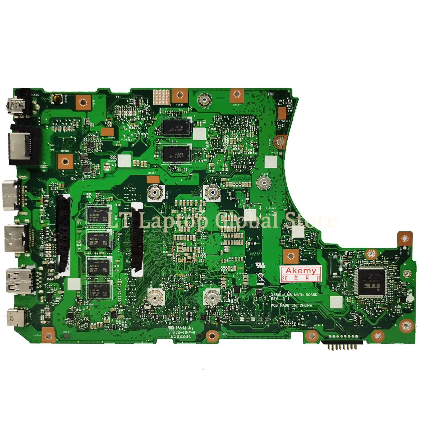 Placa-mãe do Portátil lt para Asus X556uv A556u X556uj X556uq X556urk X556uqk X556uf i3 i5 i7 Gt930m Gt940mx 940mx - Imagem 5