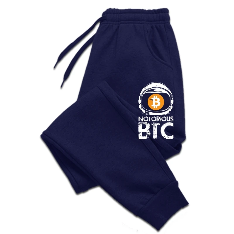 

Notorious BTC Cryptocurrency Blockchain Bitcoin Love sweatpants Cotton Fitness Men trousers Newest Men's Men trousers Design