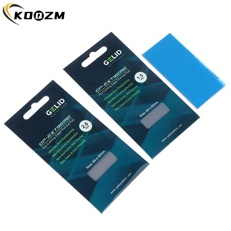 GP-Ultimate 실리콘 그리스 패드, 열 분산 실리콘 패드, CPU/GPU 그래픽 마더보드, 15W/MK, 1PC