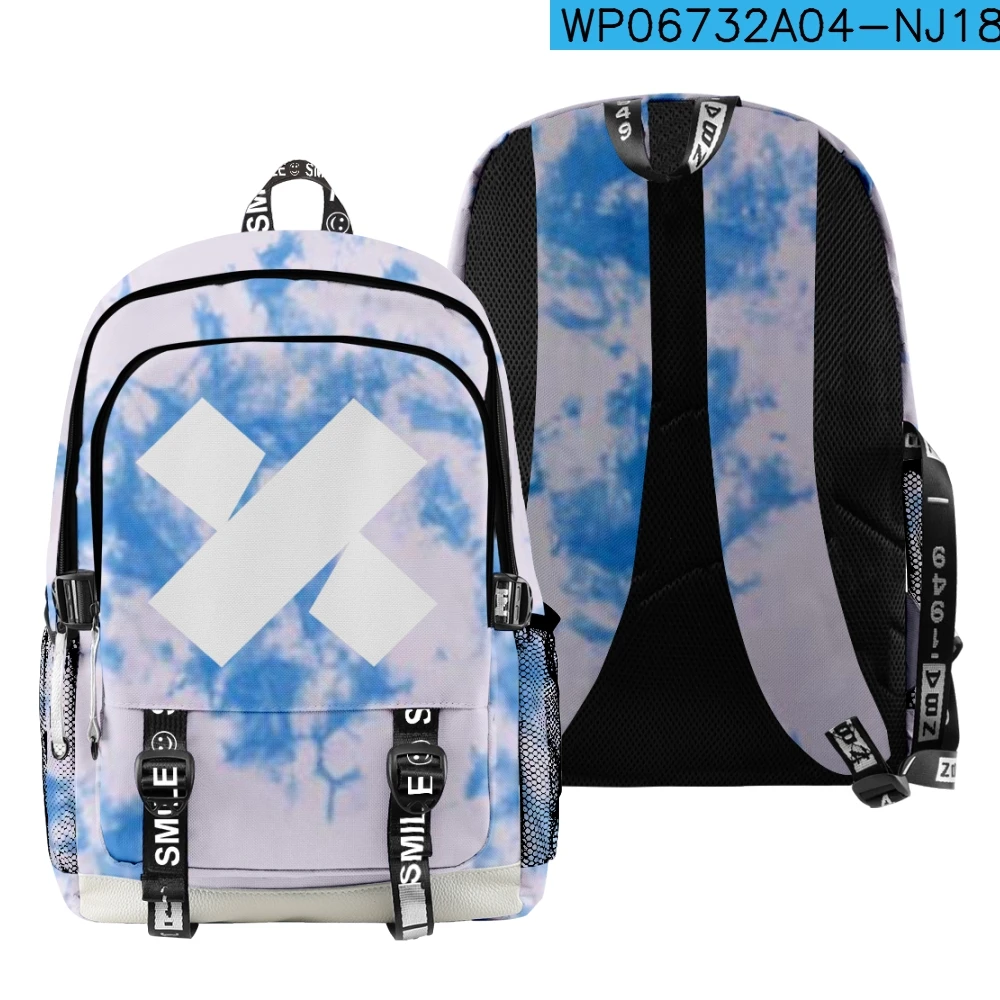 Sam and Colby-XPLR Shatter Red Tie Dye School Bag for Students, Men and Women, XPLR Travel Bag, New 4