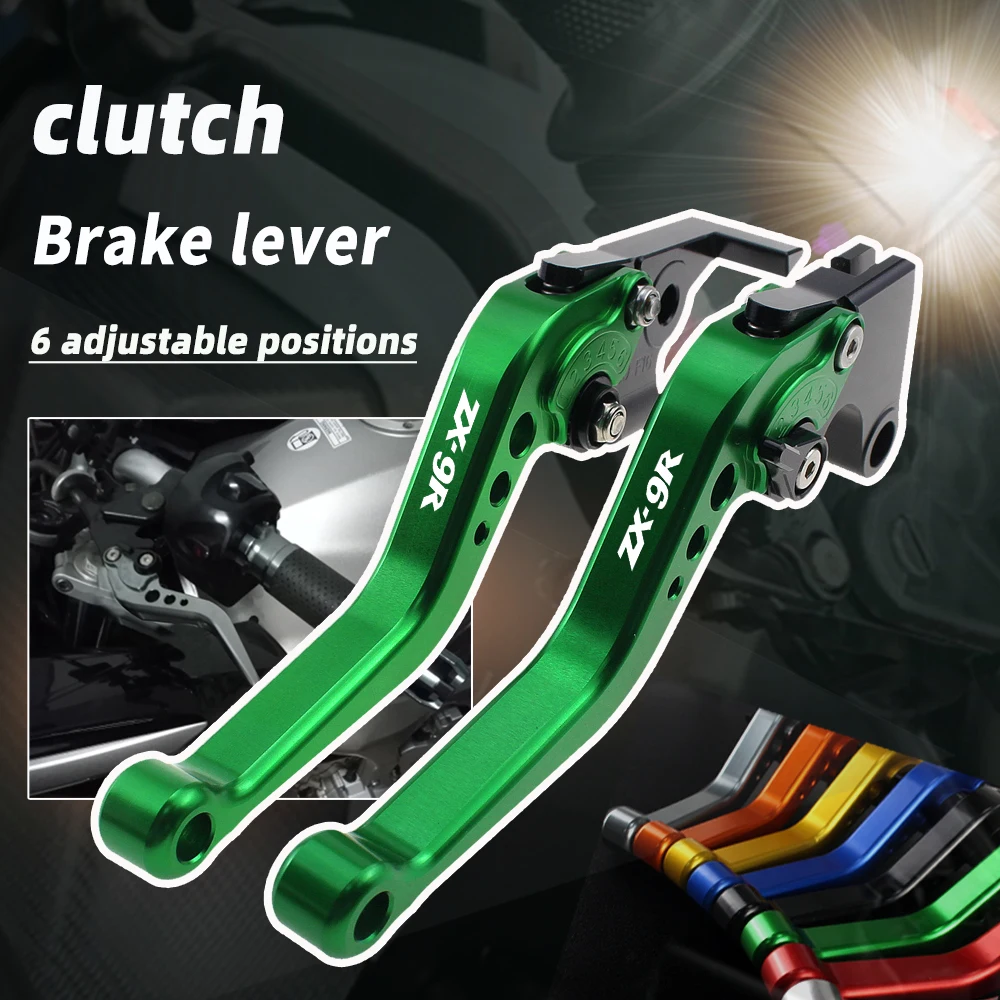 

Motorcycle Adjustable Handles Lever Long / Short Brake Clutch Levers For Kawasaki ZX9 ZX-9 2000-2003
