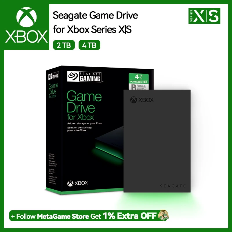 Game Drive Xbox X 2tb SEAGATE GAMING GAME DRIVE FOR XBOX DUAL PACK