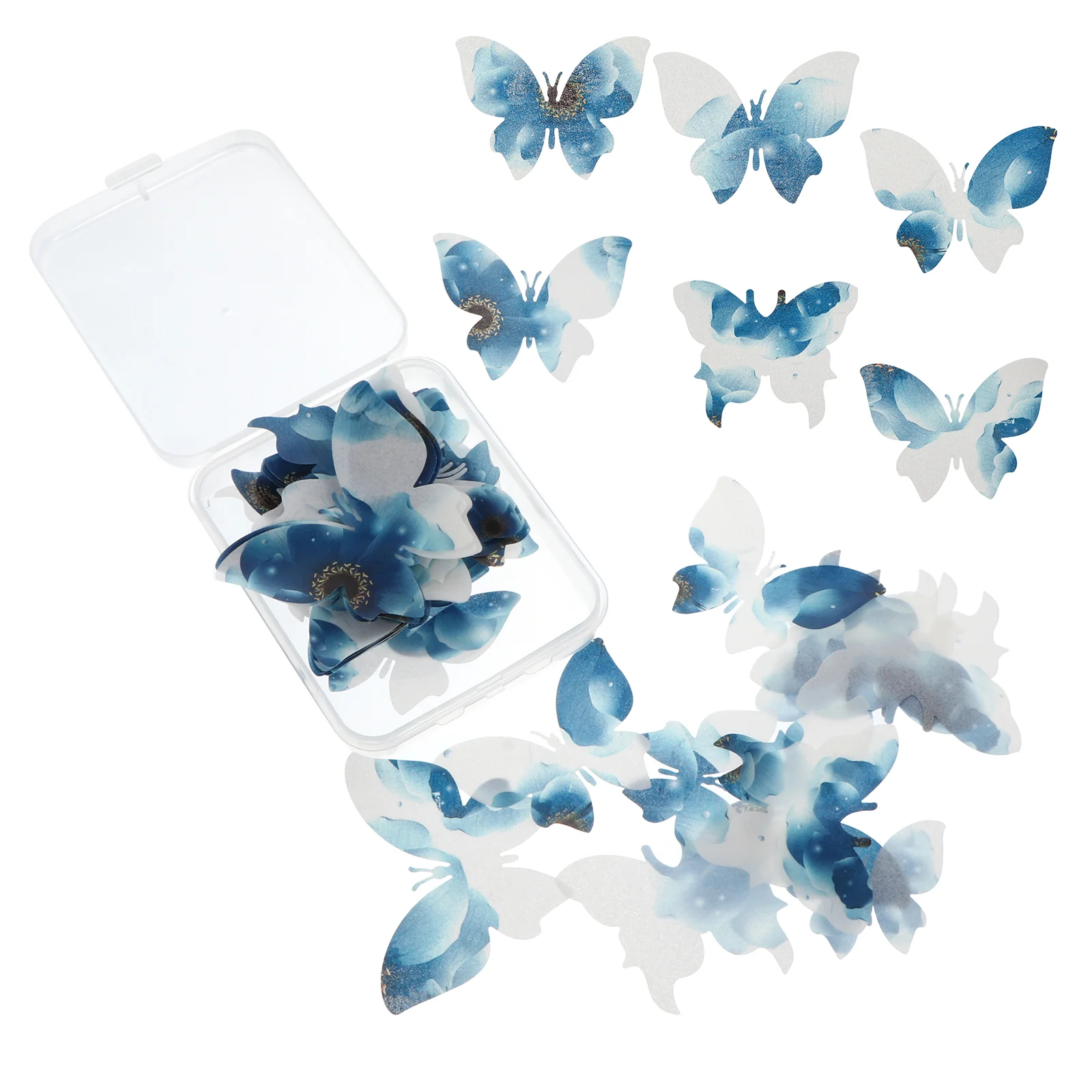

Dessert Insert Sticky Rice Paper Butterfly Wedding Decorations Creative Cake Topper