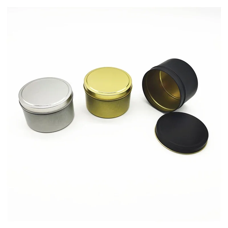 16Pcs 100ML Aluminum Storage Jar Tin Empty Metal Cream Lip Balm Container With Lid Bulk Pot Silver Can storage can