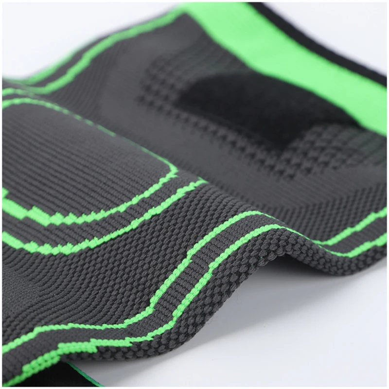 One Piece Sports Compression Kneepad Pressurized Elastic Knee Pads Support Fitness Gear Running Basketball Protector